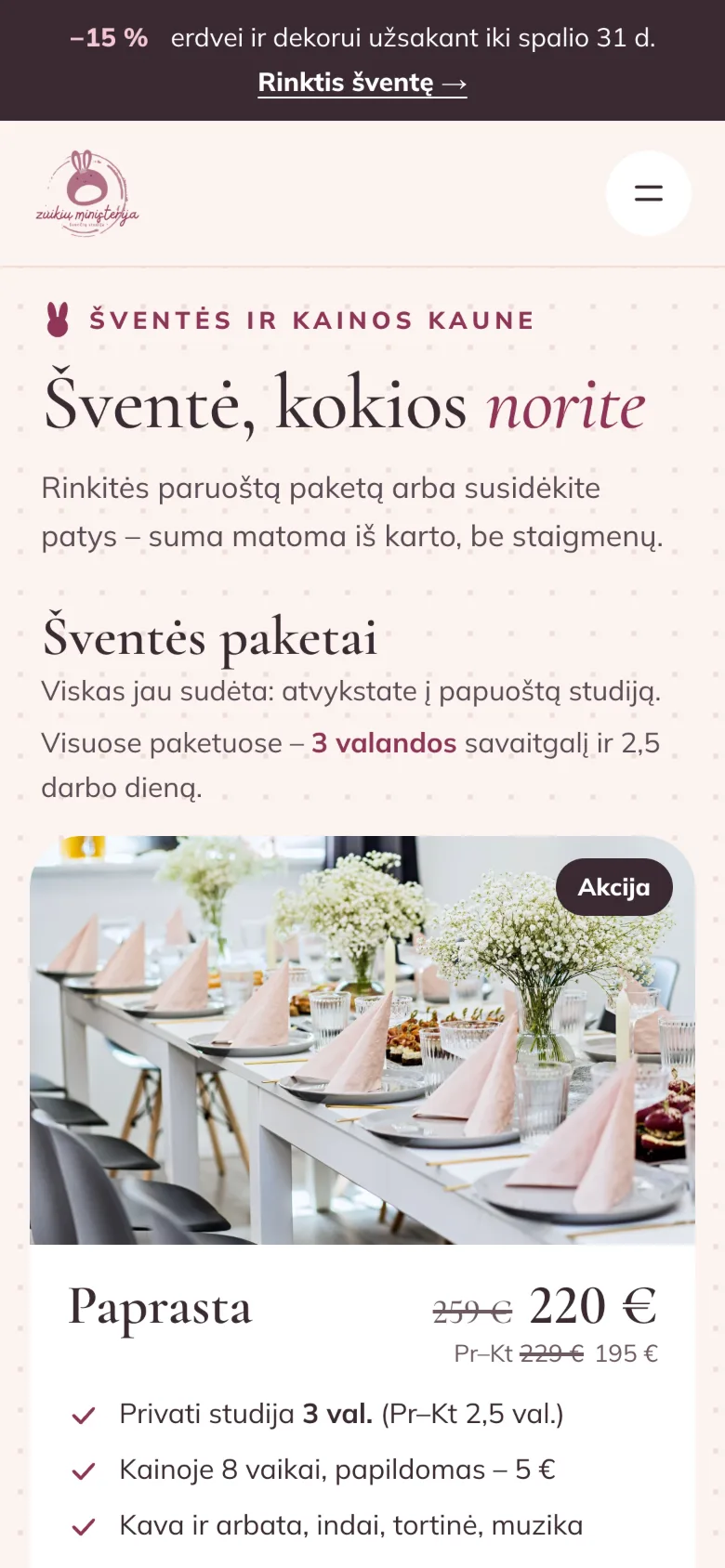 Zuikių ministerija telefone, 2 vaizdas